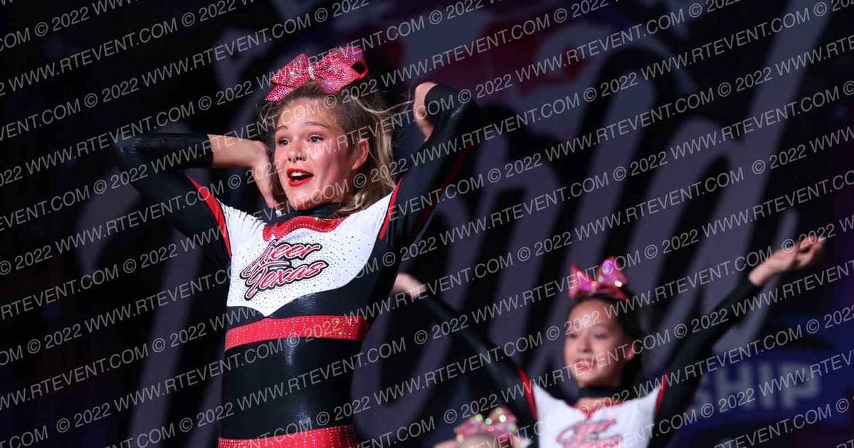 Cheer Texas Blackout · All Star Worlds Hall C Thursday Photo