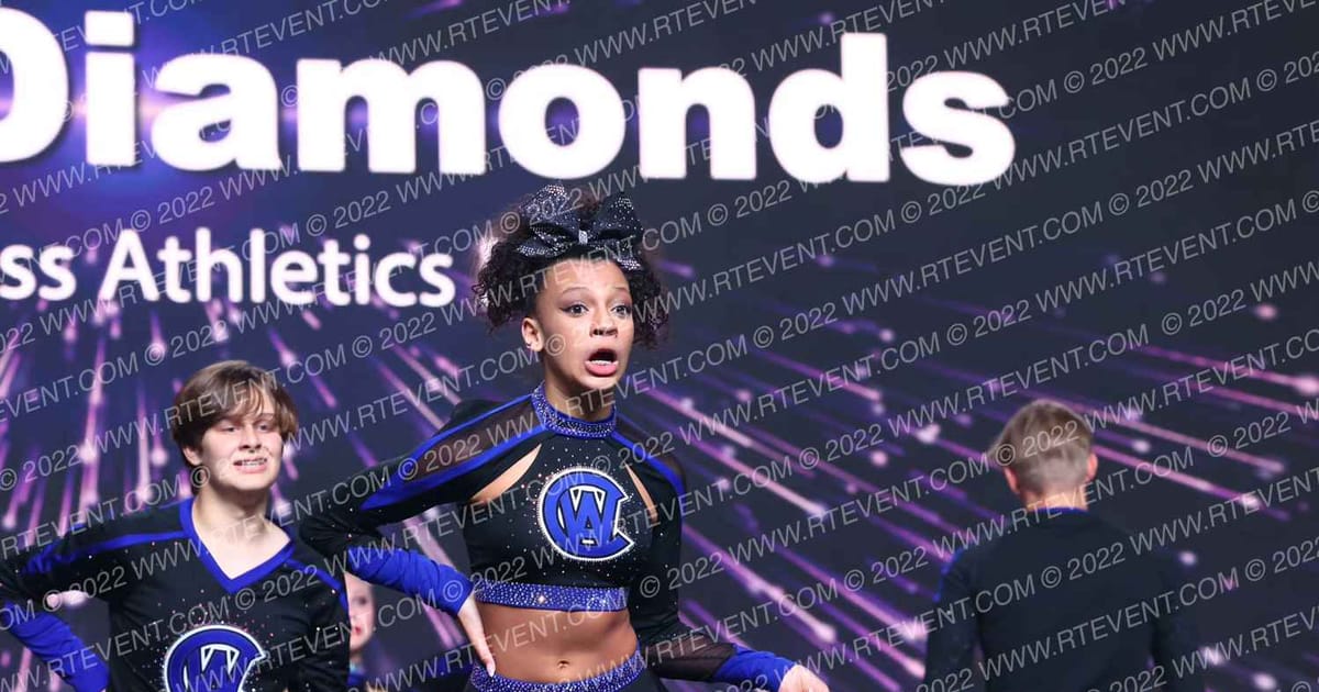 World Class Athletics PCB White Diamonds · All Star Worlds Arena One Thursday Photo