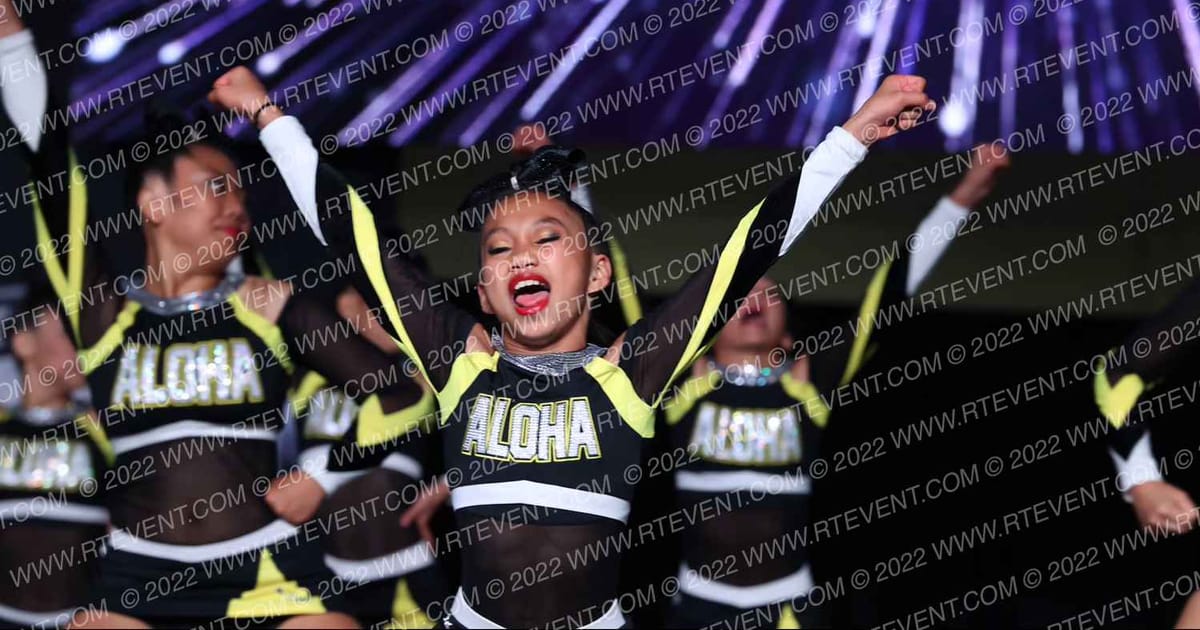 ALOHA CHEER ACADEMY BLACKJACKS · All Star Worlds Hall C Thursday Photo