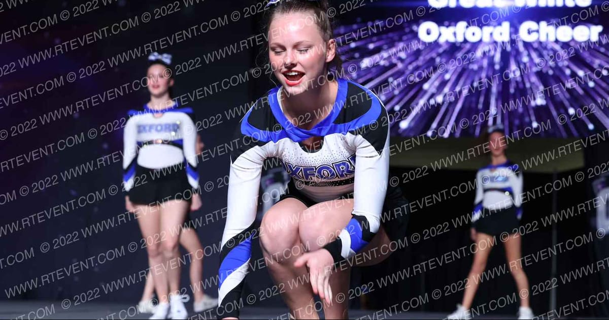 Oxford Cheer Great White · All Star Worlds Hall C Thursday Photo