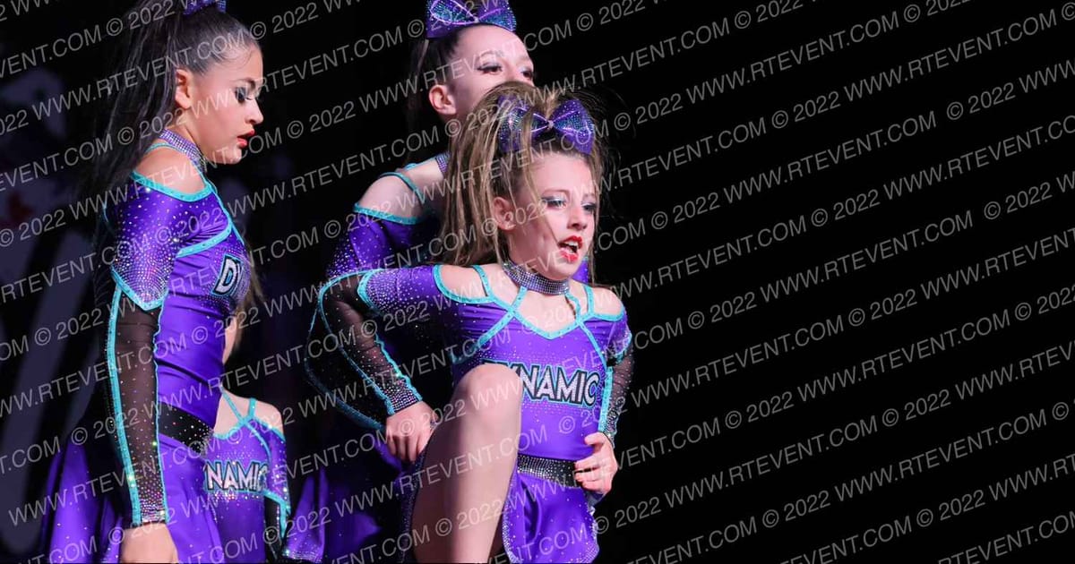 Dynamic Elite Athletics Junior Diamonds · All Star Worlds Hall A Thursday Photo