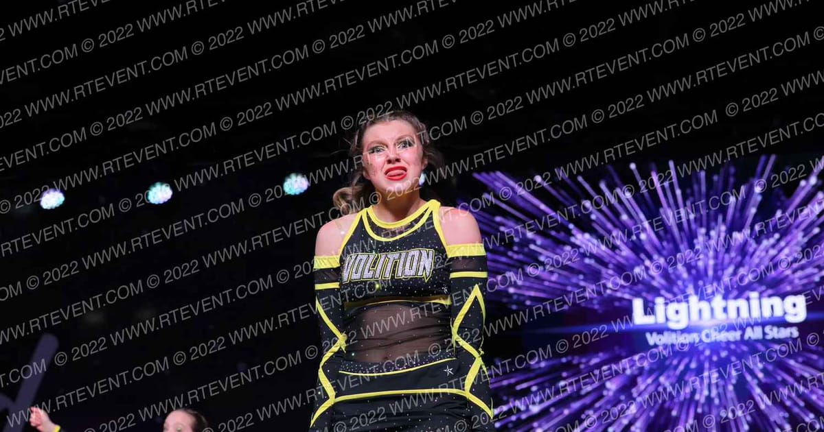 Volition Cheer All Stars Lightning · All Star Worlds Hall A Thursday Photo