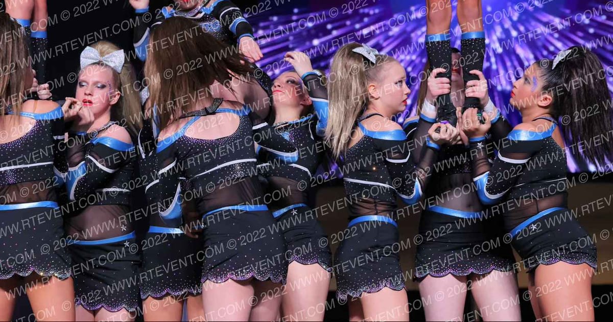 SSGA Panther Cheer White Diamonds · All Star Worlds Hall A Thursday Photo
