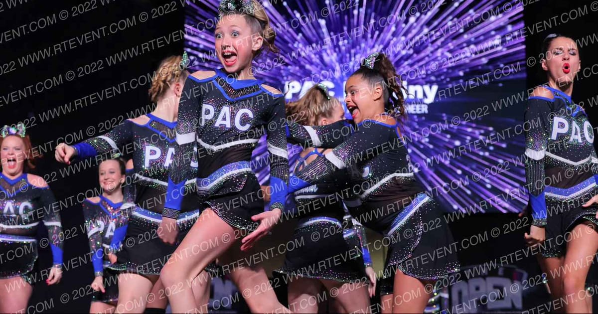 PLATINUM ATHLETICS CHEER PAC Destiny · All Star Worlds Hall A Thursday Photo