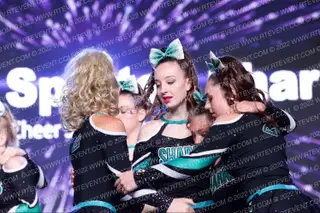 Cheer Sport Sharks Orillia Black Spotted Sharks