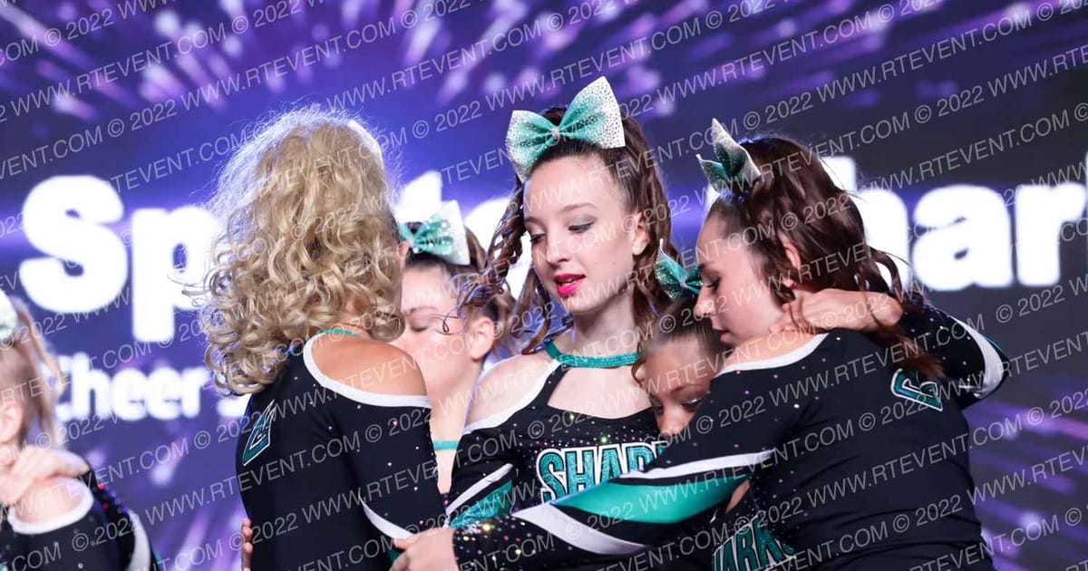 Cheer Sport Sharks Orillia Black Spotted Sharks · All Star Worlds Arena Two Friday