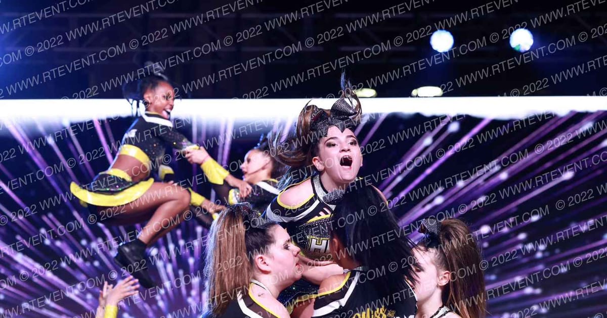 The Cheer Hive Miss Sting · All Star Worlds Arena Two Thursday Photo