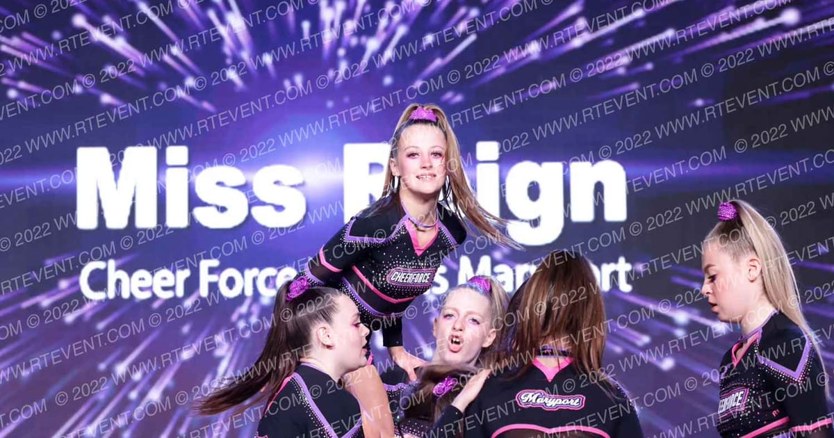 Cheer Force Knights Maryport Miss Reign · All Star Worlds Arena Two Friday