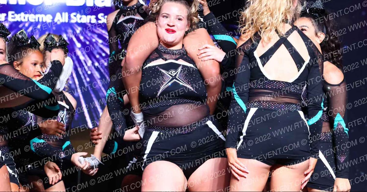 Cheer Extreme All Stars Sanford Junior Black · All Star Worlds Hall C Thursday Photo