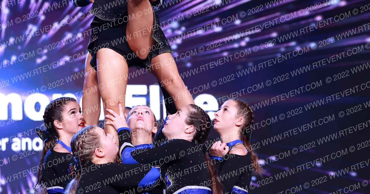 TCA Cheer and tumble TCA Diamond Elite · All Star Worlds Arena Two Friday
