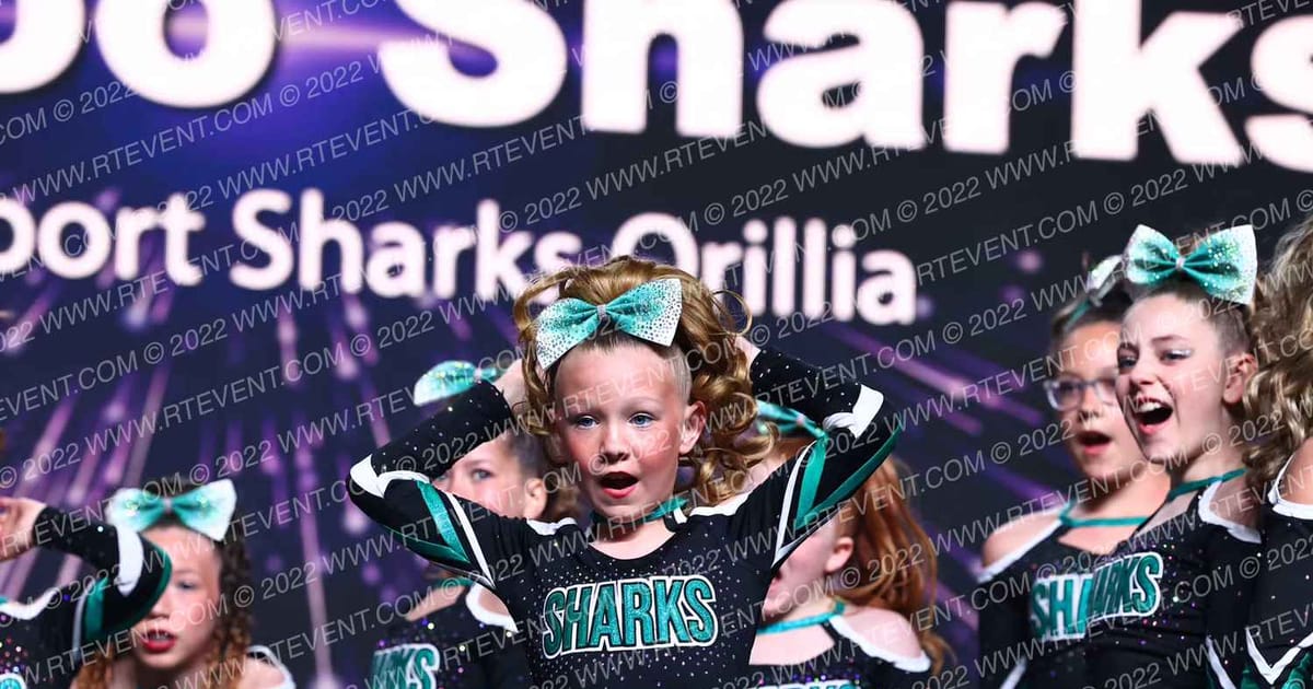 Cheer Sport Sharks Orillia Bamboo Sharks · All star Worlds Arena One Saturday