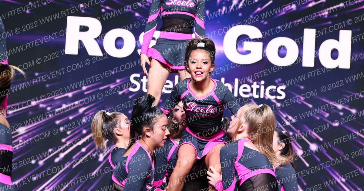 Steele Athletics Rose Gold · All Star Worlds Arena One Friday