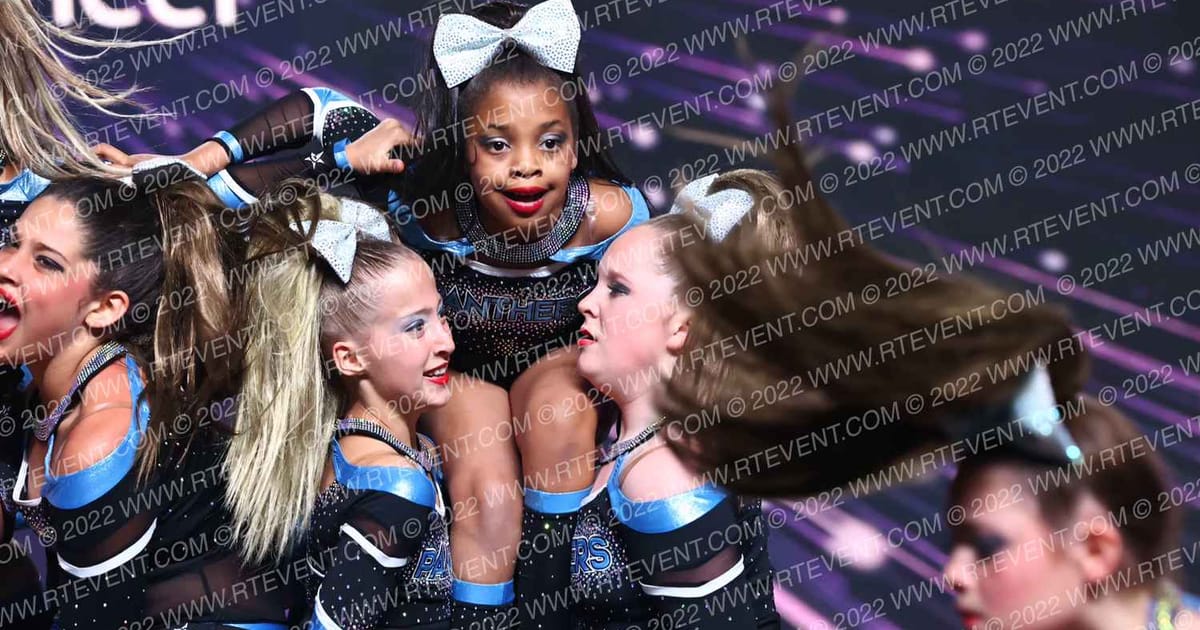 SSGA Panther Cheer Blue Reign · All star Worlds Arena One Saturday