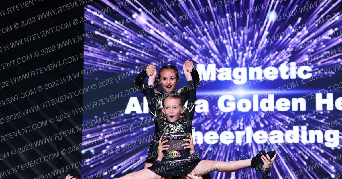 Alaska Golden Heart Cheerleading Magnetic · All Star Worlds Hall B Saturday