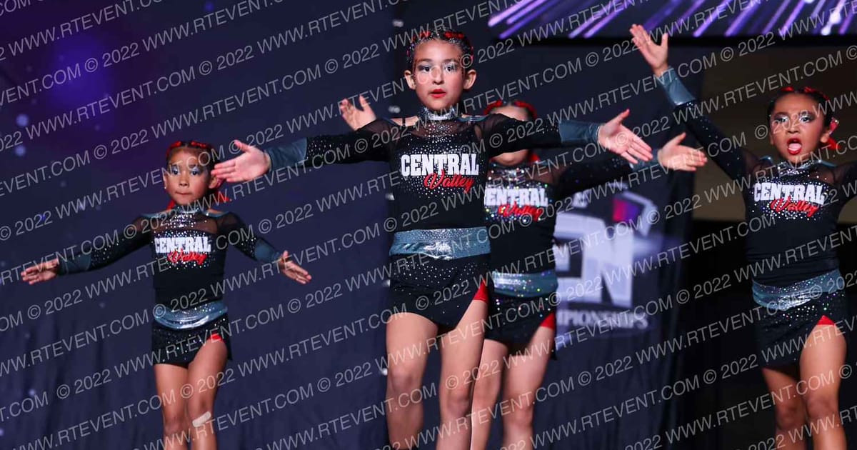Central Valley Athletics Mini Red Hots · All Star Worlds Hall A Saturday