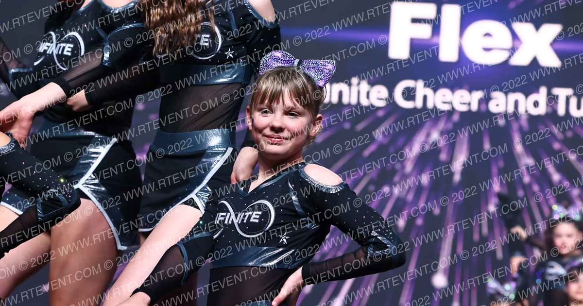 Infinite Cheer and Tumble Flex · All star Worlds Arena One Saturday
