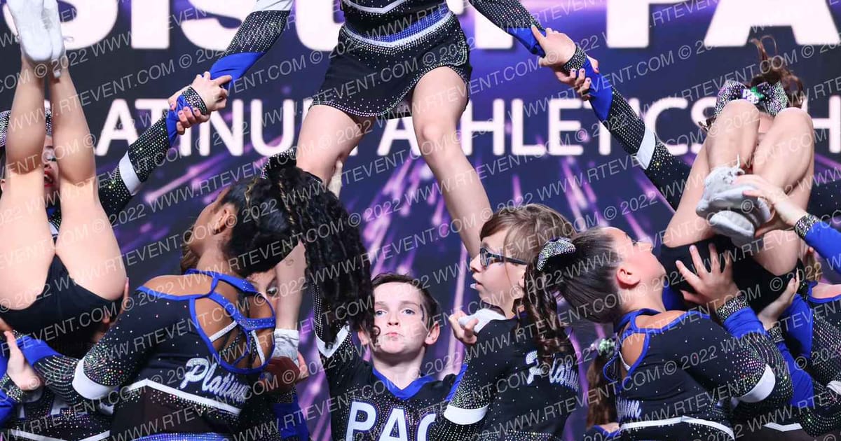 PLATINUM ATHLETICS CHEER Sister PAC · All star Worlds Arena One Saturday