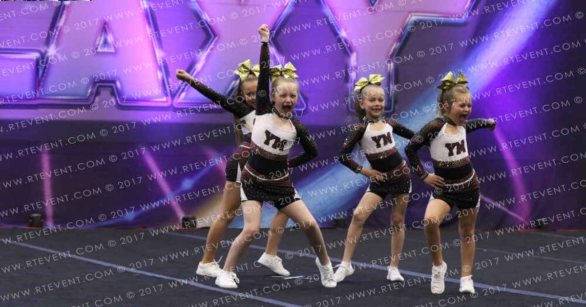 Yorkshire Martyrs Cheerleading and Dance School Mini Level 1 Stunt Group · Gateway to the Galaxy