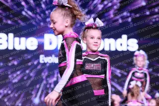Evolution Cheer Blue Diamonds