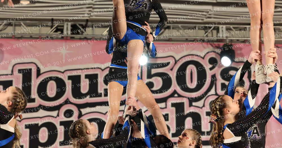 Blue Storm Athletics GLACIER GIRLS · Cleveland Showdown DIDII