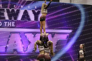 Yorkshire Martyrs Cheerleading and Dance School Senior Level 3 Stunt Group