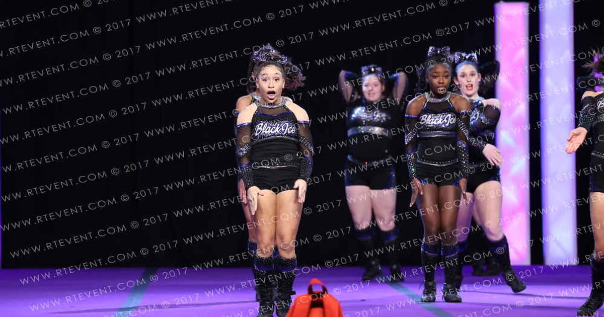 Tri-Town Competitive Cheerleading Black Ice · Spirit Unlimited Battle at the Boardwalk Atlantic City Grand Nationals