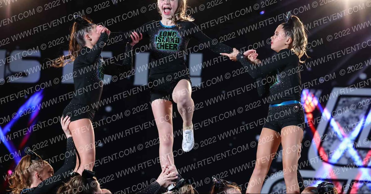 Long Island Cheer Black · The US Finals Virginia Beach