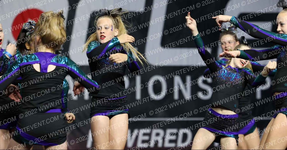 RILEYS CHEER ACADEMY PURPLE DIAMONDS · The Pinnacle Cheerleading Championship