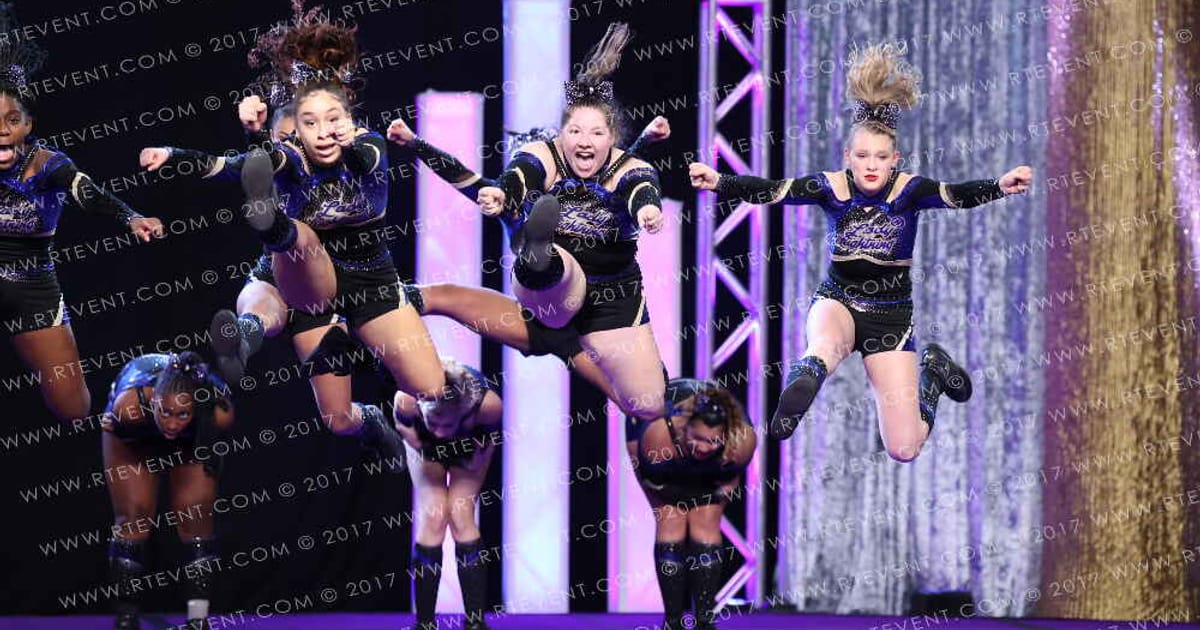 Tri-Town Competitive Cheerleading Lady Lightning · Spirit Unlimited Battle at the Boardwalk Atlantic City Grand Nationals