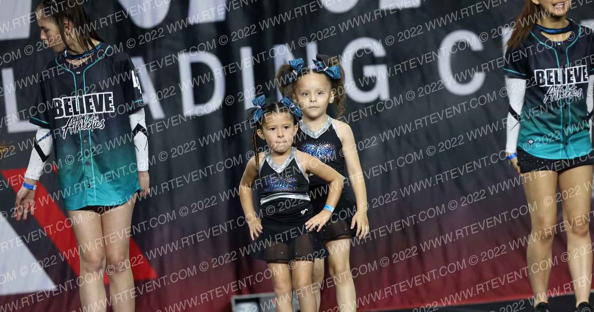 BELIEVE ATHLETICS TINY TEAL · The Pinnacle Cheerleading Championship