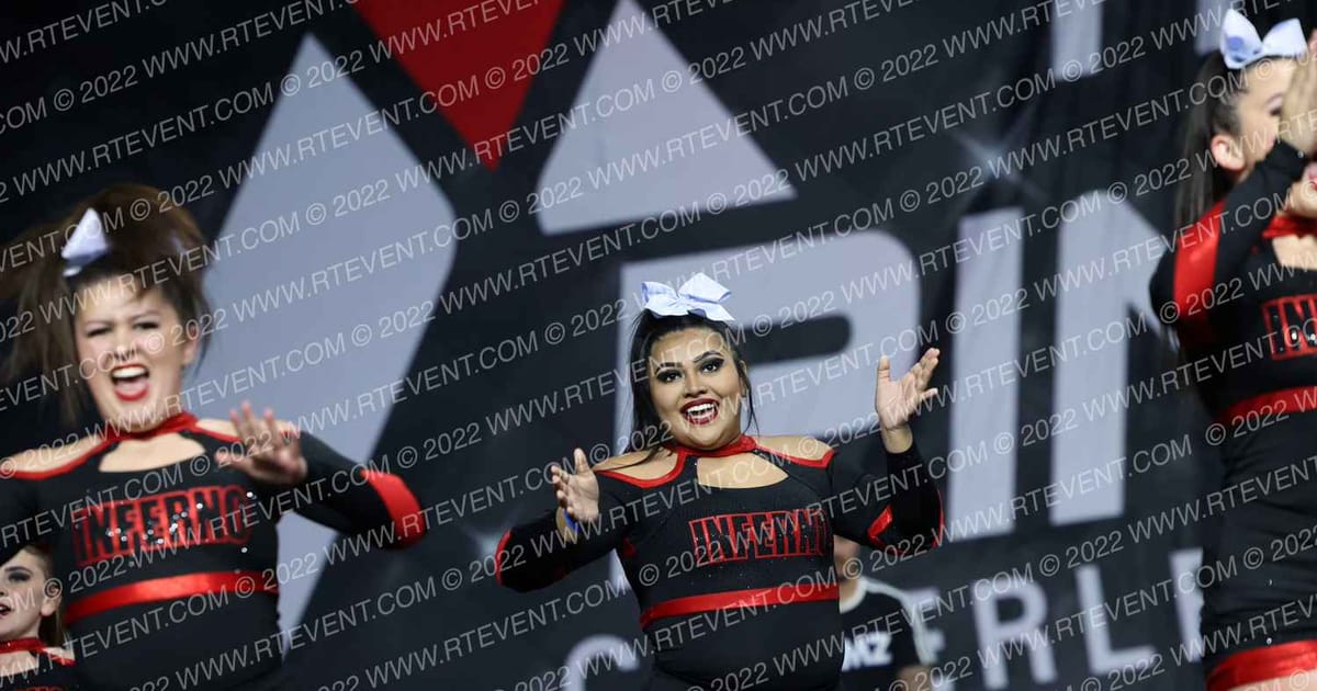 OAKDALE INFERNO CHEER BLACK ICE · The Pinnacle Cheerleading Championship