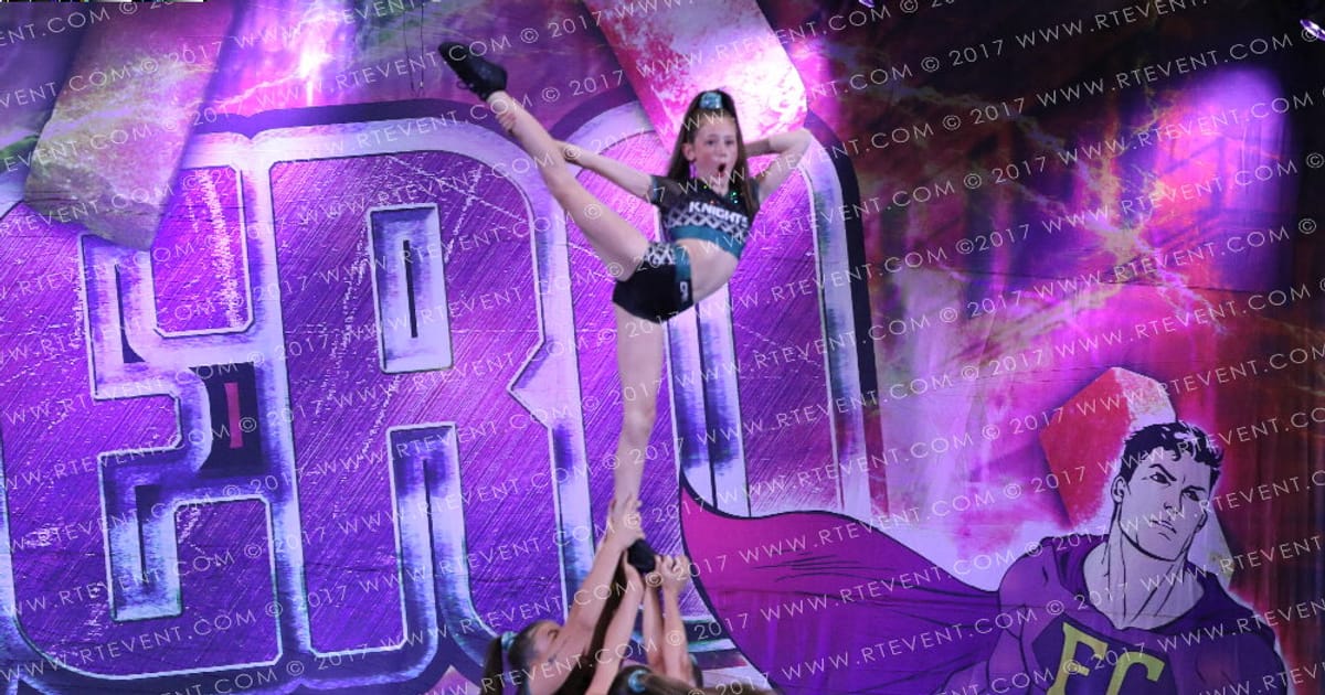 Cheer Force Knights Maryport Lady Dynasty · Superhero Spirit Challenge