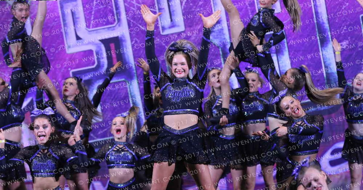 Sapphire Cheer and Dance Cobalt · Superhero Spirit Challenge