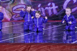 Electric Candy Cheer Gym Rainbows