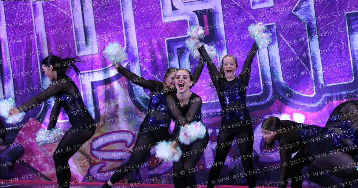Sapphire Cheer and Dance Black · Superhero Spirit Challenge