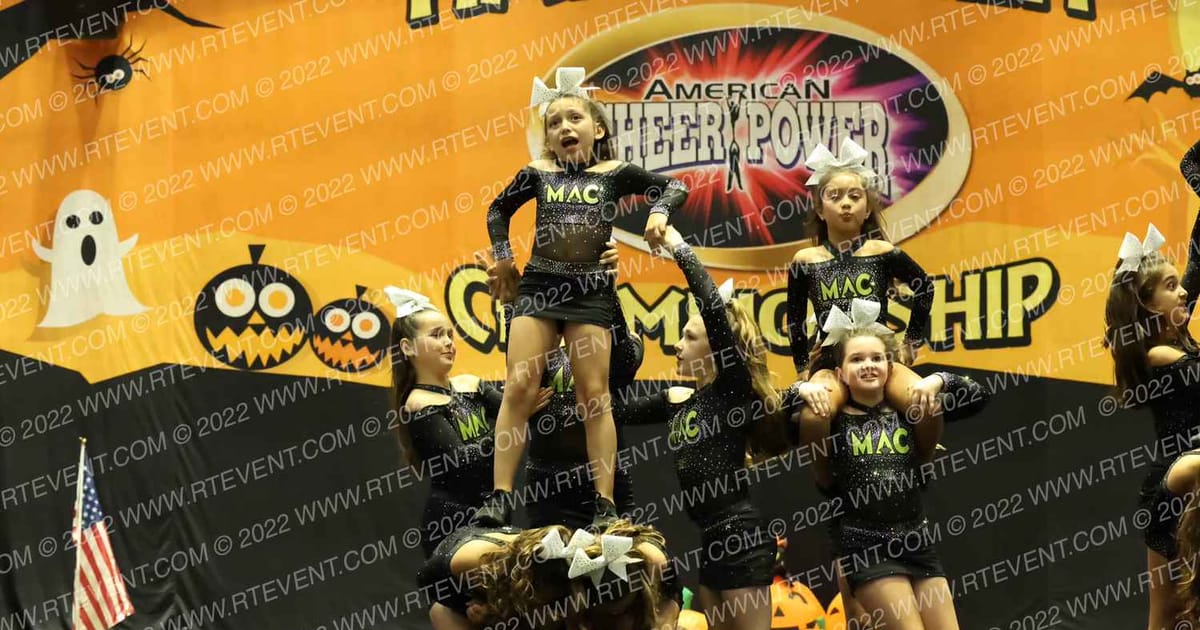 Modern American Cheer Chrome · Cheer Power Halloween Challenge