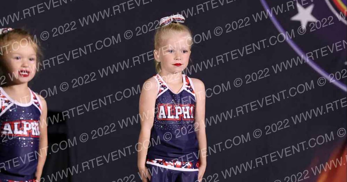 Alpha Company Tumbling and Cheer Tiny Generals · GLCC Indy Challenge
