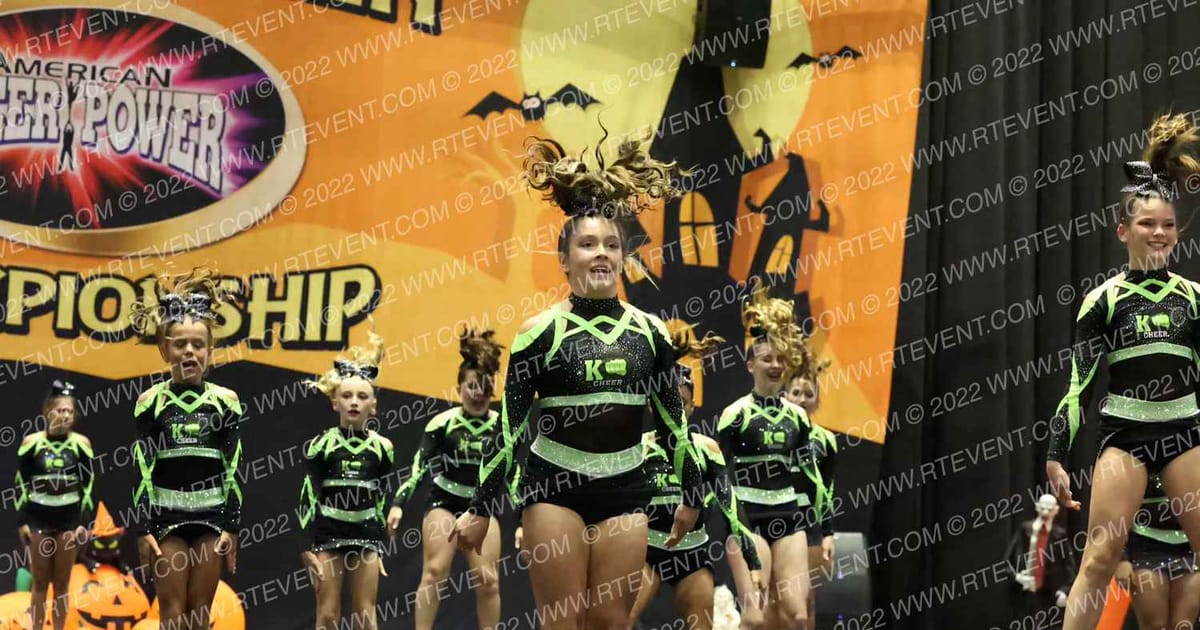 KO Cheer Blackout · Cheer Power Halloween Challenge