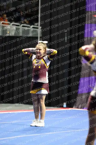 Hereford Rec Cheerleading Gold Pee Wee Rec Traditional Large