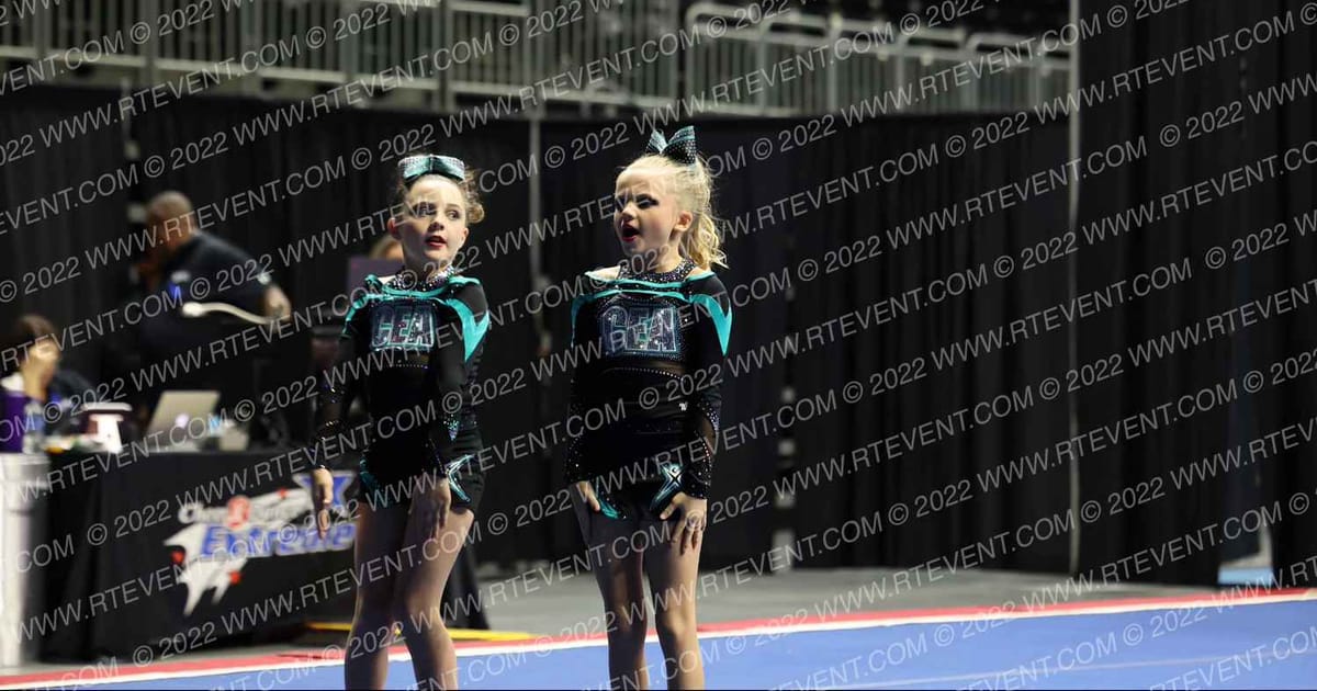 Cheer Extreme SOMD Teal Angels Mini Prep · Spirit of Fall