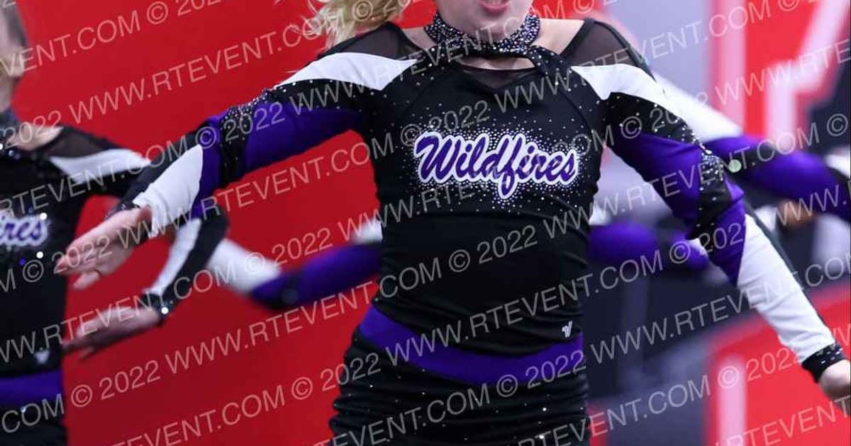 Cheer Spirit Colorado Wildfire Flames · ATC Utah Challenge