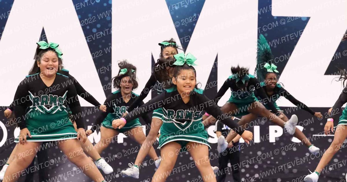SAN JOAQUIN JR RAMS PEE WEE CHEER NA · Capitol City Championship