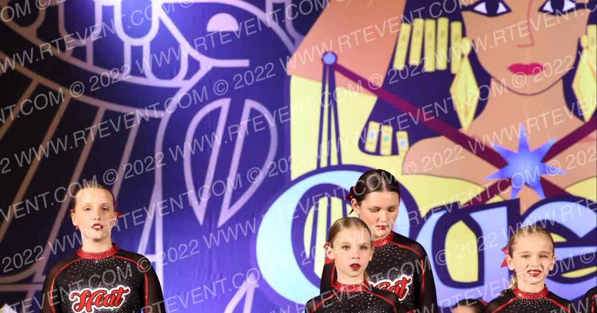 London Heat Cheerleading Sparks · Queen of the Nile Showdown