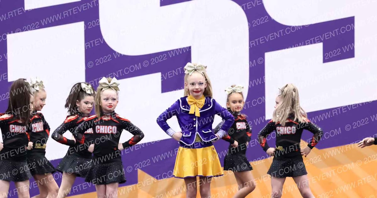 Chico Cheer All Stars RED HOTS · GSSA San Mateo Challenge