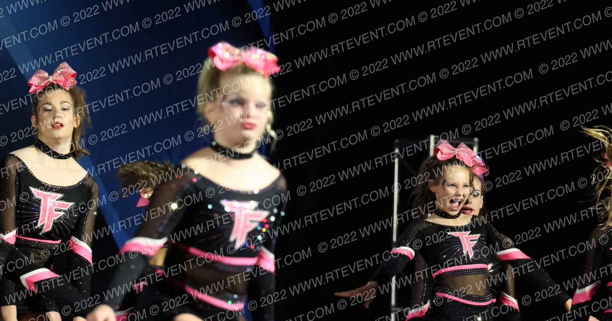Titanium Force Cheer Black Sparkle · ATHLETIC Championships