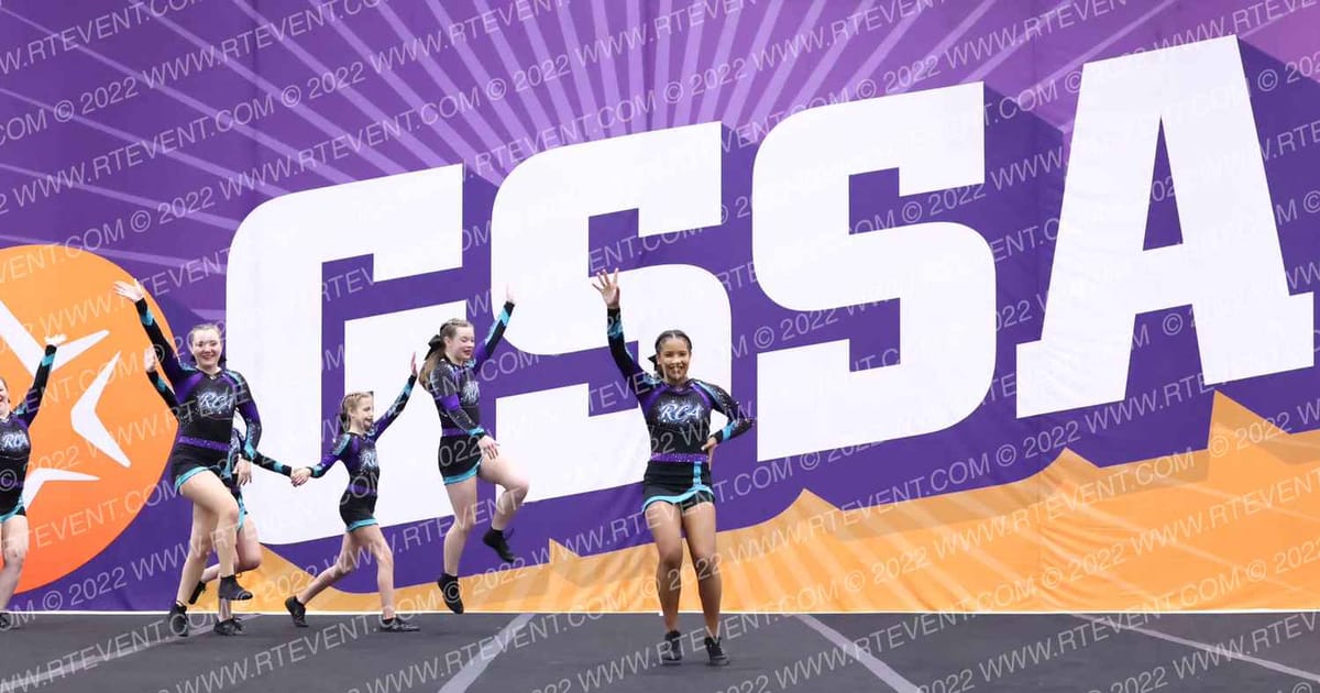 Riley's Cheer Academy Purple Diamonds · GSSA San Mateo Challenge