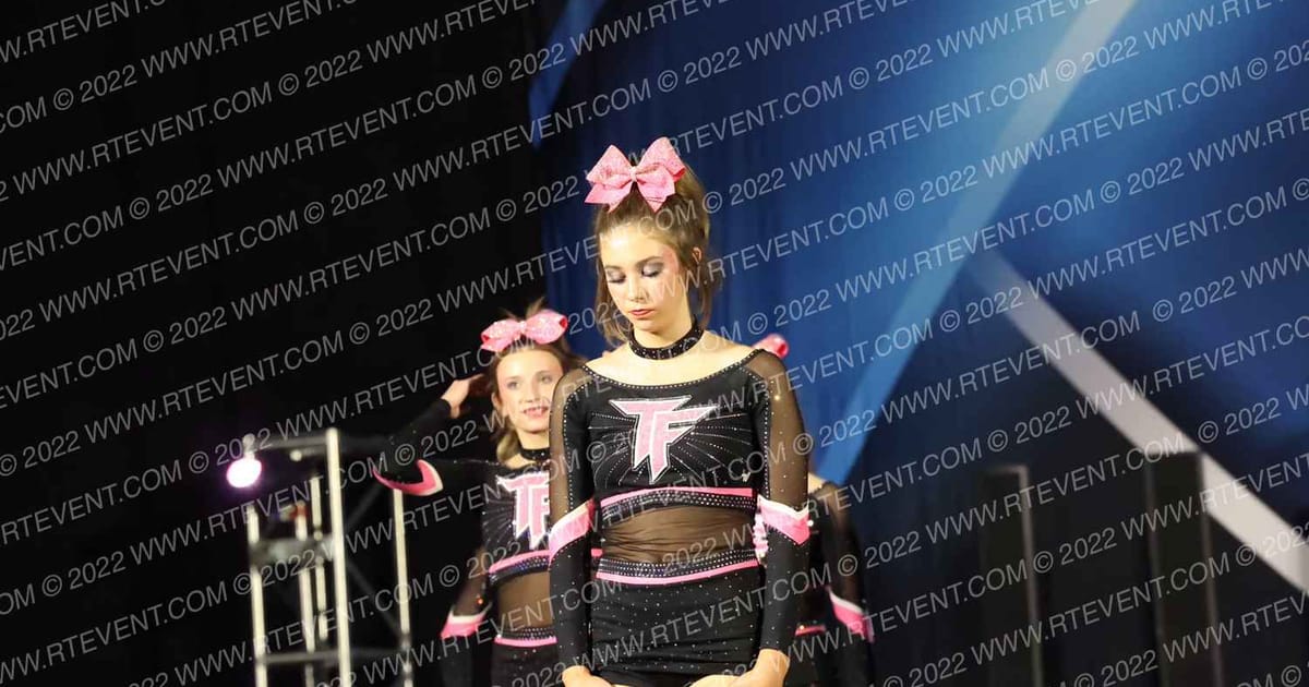 Titanium Force Cheer Black Sparkle · ATHLETIC Championships