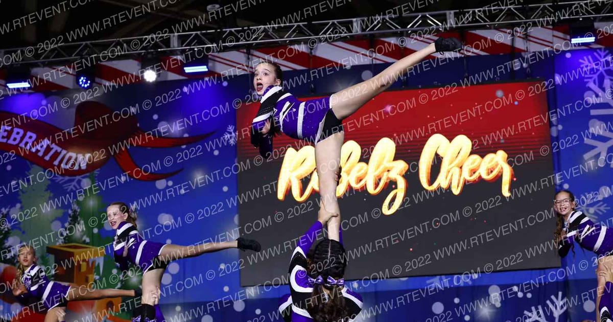 Rebelz Cheer Revolution · Spirit Celebration Christmas Grand Nationals DIDII