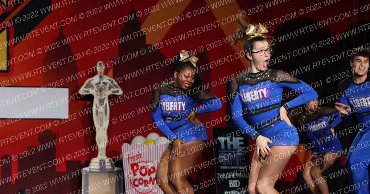 Liberty Athletics Gold Rush · Lights Camera Action Cheer and Dance Extravaganza