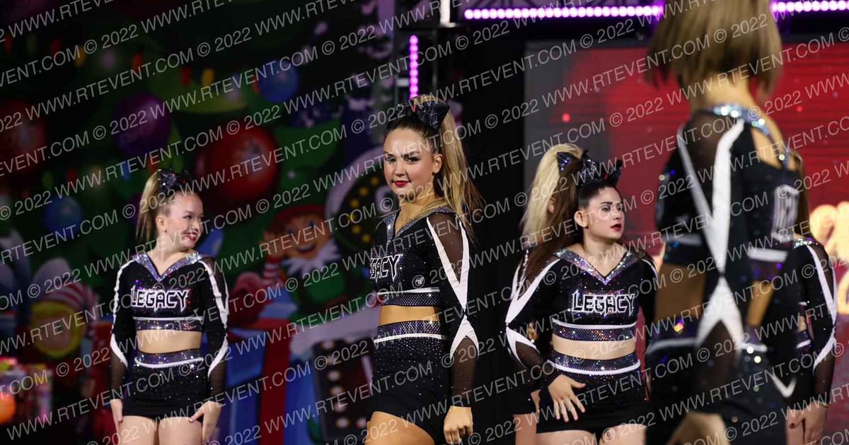 Legacy Premier Cheer Black Widow · Spirit Celebration Christmas Grand Nationals DIDII